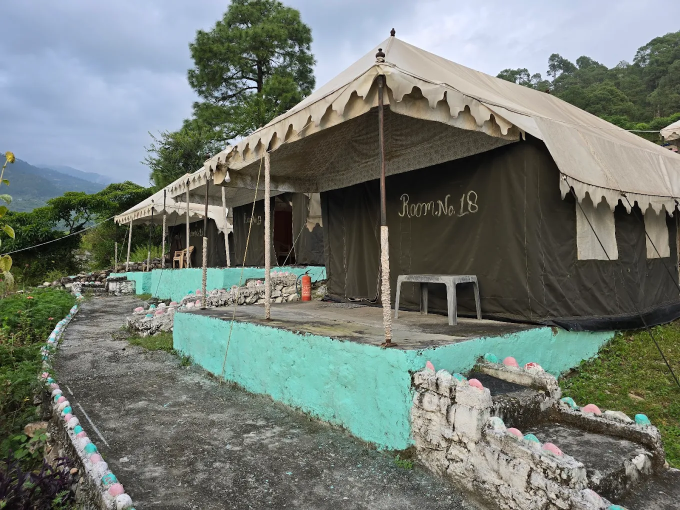 Camp near Yamunotri Temple