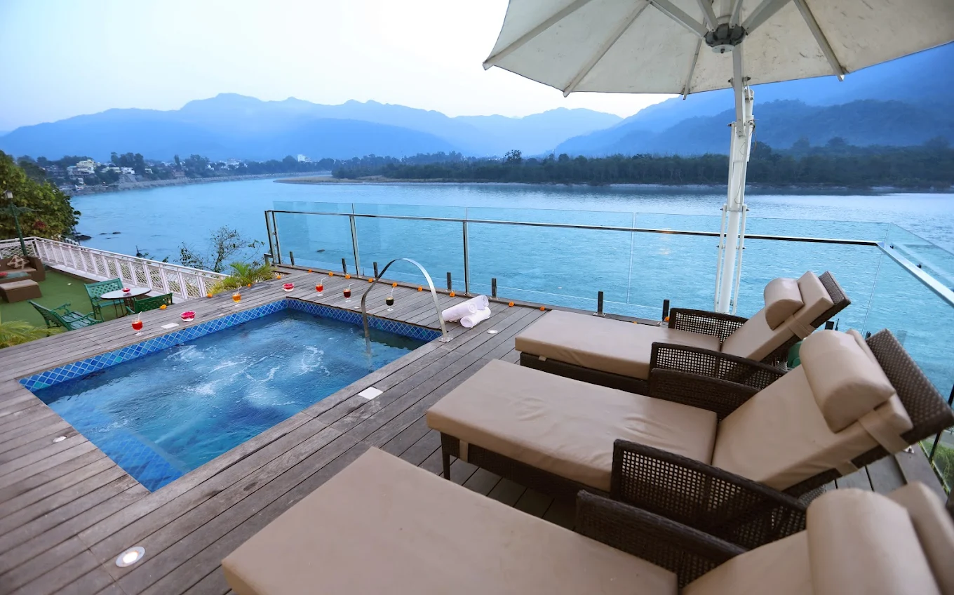 Best stay near Ganga river Rishikesh